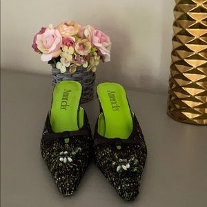 Amanda size 9.5 M Jewel mule shoes